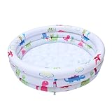 DIYEAH Aufblasbares Dinosaurier Planschbecken für Pool mit Pumpe Leicht für Garten und Outdoor Wasserspaß im Sommer