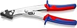 KNIPEX Blechknabber vernickelt mit Mehrkomponenten-Hüllen 280 mm, 90 55 280 EAN