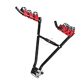 Fahrradträger Auto Heckkupplung 50mm Anhängerkupplung bis 45kg 3 Fahrräder faltbar Eisen