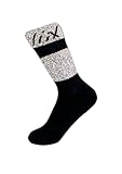 Liix reflektierende Socken – für Joggen, Fahrradfahren und dunkle Wege – Strahlen im dunklen – schwarz und weiß verschiedene Größen (DE/NL/SE/PL, Numerisch, 35, 38, Regular, Regular, schwarz)
