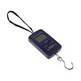 ibasenice 40 Kg Gewichtswaage Digitale Hängehakenwaage Kunststoff Elektrische Angelwaage Elektronische Waage Angellastwaage 40 Kg Seil Hängewaage Fischwaage Digitales Gewicht Abs