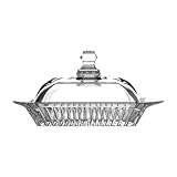 BUTTERDOSE Butterglocke Butterschale aus Glas BUTTERAUFBEWAHRUNG Küchendose Venus