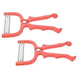 MAGICLULU 2 Stück Gesichtshaarentferner Manueller Spring Epilierer für Damen Tragbarer Handlicher Fadenhaarentferner für Lippen Kinn und Wangen Effektives Glattes Ergebnis Leicht und