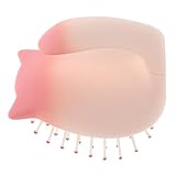 IWOWHERO Mini Massage Paddle Bürste für Tragbare Entwirrungsbürste für Empfindliche Kopfhaut für Dickes Dünnes Lockiges Haar für Unterwegs