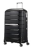 Samsonite Flux - Spinner L, Erweiterbarerer Koffer, 75 cm, 99/111 L, Schwarz (Black)