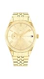 Tommy Hilfiger Multi Zifferblatt Quarz Uhr für Damen mit Gelbgoldfarbenes Edelstahlarmband - 1782592