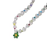 carotoe Perlenketten für Damen, Blumenanhänger, Choker, künstlicher Kristall, Party-Schmuck, Accessoires, Damen, Mädchen