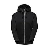 Mammut Damen Midlayer, XL, Schwarz, Kapuzenjacke, aus 66 Prozent Bio Baumwolle