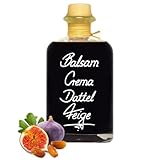 Geniess-Bar! Balsamico Creme Dattel Feige (0,5 Liter) - Premium Crema di Aceto Balsamico di Modena IGP mit 3% Säure