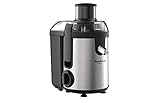 Moulinex Frutelia + Moulinex Entsafter, 400 W, 2 Geschwindigkeitsstufen + Impuls, kompakter Entsafter, Fruchtfleischsammler 950 ml, Tropfstopp, spülmaschinengeeignet JU420D10