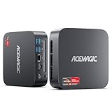 ACEMAGIC K1 Mini PC, AMD Ryzen 5 7430U (Äquivalent zu 5850U, 6C/12T, Bis zu 4.3Ghz),16GB DDR4 512GB M.2 SSD Windows 11 Pro Mini PC, Mini Computer with WiFi 6 | BT 5.2 | 4K Triple Display | Type-C