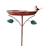 Vogeltränke, Vogeltränke für den Außenbereich, Metall-Futterstation für Vögel, Vogelfutterstation mit unabhängiger Trinkschale, Haustierartikel, Dekoration für Garten, Hof