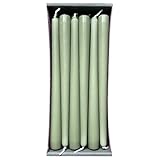 Nordring 12 Spitzkerzen 2,3 x 25 cm staubig grün