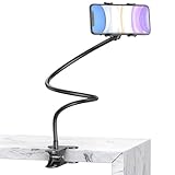 VIKY Schwanenhals Handyhalterung,Handy Ständer,Fauler Handyhalter,Verstellbar Handyständer für Tisch,Einstellbar Handyhalter Verfügbar für alle Smartphones und Tablets 80cm
