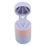 HOMOBABE Tragbarer Tablettenteiler Vielseitiger Medikamentenbehälter Schneidwerkzeug für Tabletten für Heimgebrauch Ältere Menschen für Gleichmäßiges