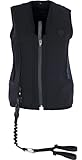 Covalliero Airbag-Weste Manege, Sicherheitsweiste, Schutzweste, Protektor, XL, 180-195cm, Nylon, schwarz, Reiter, Reiterin, inkl. Kartusche