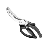 LAPYAPPE Hühnerknochenschere Hochleistungsküchenschere Küchenknochenschere Geflügelschere Lebensmittelschere Für Die Küche Hühnerschere Küchenschere Schere Black Rostfreier Stahl