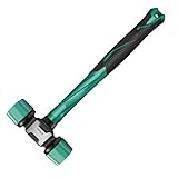 Gummihammer - Schonhammer für Bodenverlegung, Zweiseitiger Soft Mallet Hammer, Anti-Rutsch Ergonomischer Handgriff Gummikopf | Fliesenhammer Werkzeug Möbelmontage Camping Zeltaufbau Basteln DIY