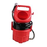 Fenteer Tragbares Sandstrahlgerät mit Strahlmittelbehälter Und 4 Düsen – Professionell, Leistungsstark Und Vielseitig, Rot