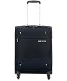 Samsonite Base Boost - Handgepäck Koffer 55 x 40 x 20 cm - Weichgepäck Kabinentrolley passend für die meisten Airlines inkl. Ryanair und EasyJet - 4 Rollen, TSA-Schloss, 39 L - 2 kg - Blau
