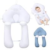 Baby Kopfkissen Gegen Plattkopf, Generisch Baby Seitenlagerungskissen,Ganzkörper Stützkissen U Form Hug Kissen Verstellbare Abnehmbar Und Waschbar Für Kopf Nacken Beine Und Den Ganzen Körper