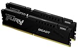 Kingston FURY Beast DDR5 32GB (2x16GB) 6000MT/s DDR5 CL36 DIMM Desktop Gaming Speicher Kit mit 2 - KF560C36BBEK2-32