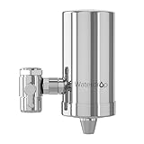 Waterdrop WD-FC-06 Wasserfilter Wasserhahn aus Rostfreiem Stahl, Kohleblock Wasserfiltersystem, Leitungswasserfilter, Entfernt Chlor, Schwermetalle und Schlechten Geschmack (1 Filter Enthalten)