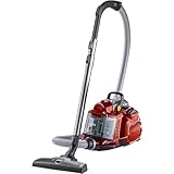 AEG Staubsauger Beutellos, Ideal für Haustierbesitzer, Zusatzdüsen + Spezialdüsen-Set für Tierhaare, 750 Watt, 9 m Aktionsradius, 1,4l Staubbehälter, Waschbarer Hygiene Filter, Leise, Rot, LX7-2-CR-A