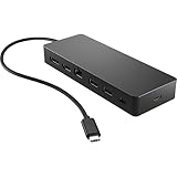 HP Universal USB-C Multiport Hub - Dockingstation - USB-C - HDMI, DP - Smart Buy - für Omen by HP Laptop 16, Victus by HP Laptop 15, 16, Laptop 14, 15, ZBook Fury 16 G9