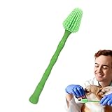 Zahnbürste für Hunde | langer Griff zur Pflege von Haustieren, Zahnbürste für große Hunde – für Haustiere, Welpen und Kätzchen, tägliche Reinigung