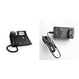 Snom D335 IP Telefon, SIP Tischtelefon, 2,7' hochauflösendes Farbdisplay, 12 SIP-Identitäten, 8 (32) Selbstbeschriftung & 3931,A6 AA8EU 10WNetzteil für alleSnom-Telefone und Konferenz-VoIP-Telefone