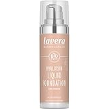 lavera Hyaluron Liquid Foundation - Cool Ivory 02 - Naturkosmetik - Vegan - seidige, leichte Textur - frei von Mineralöl - natürliche Hyaluronsäure & Bio-Mandelöl - 30 ml