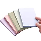 500 Stück Haftnotizen 76x50mm, Notizzettel Bunt Selbstklebende Klebezettel, Sticky Notes zum Markieren von Seiten für Büro, Studie, Hause (5 Farbe)