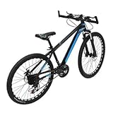 Scheibenbremse Rad Fahrrad Hochfester FüR MäNner Frauen Strong Premium Jungen MäDchen Damen Und Herren Vorne Hinten Schaltung Dirt Erwachsene 26Zoll Erwachsen FahrräDer 21Gang MTB Mountainbike