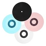 Garneck 1 Satz Vinyl-schallplatten-kühlschrankmagnet Dekorative Kühlschrankmagnete Retro Kühlschrankmagnete Haftmagnete Kühlschrank Zubehör Magnete Für Den Kühlschrank Abs 4 Stück