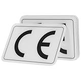 iplusmile 10 Stück PVC Warnaufkleber Teilig Selbstklebend rutschfest Sicherheitskennzeichen für Maschinen Lagerbereiche Robuste Warnhinweise zur Unfallverhütung