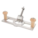 Putzhobel Edelstahl Handhobel 6,5x3,6x20cm, mit Tiefenanschlag, ergonomischer Griff - Präzise Holzbearbeitung, vielseitig einsetzbar für Schreiner und Holzhandwerker
