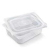 Brotzutaten Gärbox Teigwanne mit Deckel I die ideale Aufbewahrung zum Teig gehen lassen auch im Kühlschrank I perfekt für die Aufbewahrung von Fleisch, Gemüse und Salate (5 Liter, 10cm Höhe)