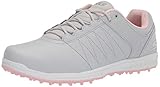 Skechers Damen Go Pivot Spikeless Golf Shoe Sneaker, Hellgrau/Rosa, 39 EU