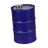 KOCKSHION Camping-Flachmann Alkoholflasche Bierfässer, Weinflaschen Schnapsflasche Whiskey-Flaschenbier Bierfasskühler Whiskyflaschen Flaschen für Spirituosen Rostfreier Stahl Blau
