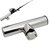 Bootsrutenhalter | Edelstahl verstellbare Bootsrutenhalter | Fliegenfischausrüstung für Turnier Bootfahren Kajak Ufer Catfishing LKW Bett Surfen