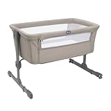 Chicco Next2Me Essential Babybett für Neugeborene, Beistellbett, Kompatibel mit verschiedenen Betten, Höhenverstellbar, Gute Luftzirkulation, Matratze und Tasche inklusive, 0-6 Monate, Beige