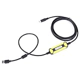 Aramox SPS-Programmierkabel, Wasserdichtes PVC-Gehäuse, Integrierte LED-Anzeige, 2,5 M Länge für USB-Programmierer der FX1S FX1N FX2N FX3U-Serie
