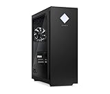 HP OMEN 25L Gaming Desktop, Intel Core i7-14700F, 16 GB DDR5 RAM, 1 TB SSD, NVIDIA GeForce RTX 4070 (12 GB), Windows 11 Home, Schwarz mit Seitenfenster