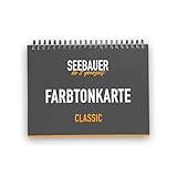 SEEBAUER diy Farbtonkarte CLASSIC, 500 Farbtöne, Farbmusterkarte für Innenfarben, Fassadenfarben und Lacke