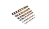 Vleant 6 stücke 3-8mm Mehrzweck Bohrer Titan Bohrer Säge Bit Set Hss Gezackt Bit Werkzeug Loch Bohren Schnitte Durch Holz, Kunststoff, Metall