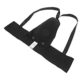 VICASKY Atmungsaktiver Tragbarer Tiefschutz für Intimbereich mit Stoßdämpfender Polsterung Komfortable Passform und Flexiblem Design für Kampfsport Boxen MMA und Training Schwarz
