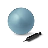 Amazon Basics 22,9 cm Mini-Pilatesball, platzsicherer Gymnastikball für Yoga, Rumpftraining und Fitness, Aqua