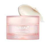 medicube Triple Collagen Cream. feuchtigkeitsspendende und straffende Feuchtigkeitscreme mit Hyaluronsäure. Premium Elastin. Sheabutter. Faltenpflege. 1.69 Unzen Triple Collagen Cream