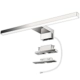 Azhien LED Spiegelleuchte 5W 400LM Badezimmer Spiegellampe, Neutralweiß 4000K LED Kabinettlicht Wandleuchte 230V Bad Spiegelleuchte, Produktlänge :300mm